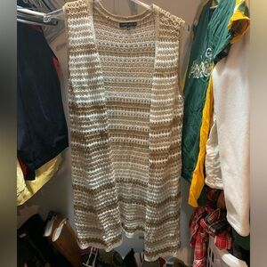 Love Ellie Hailey Duster Sleeveless Cardigan